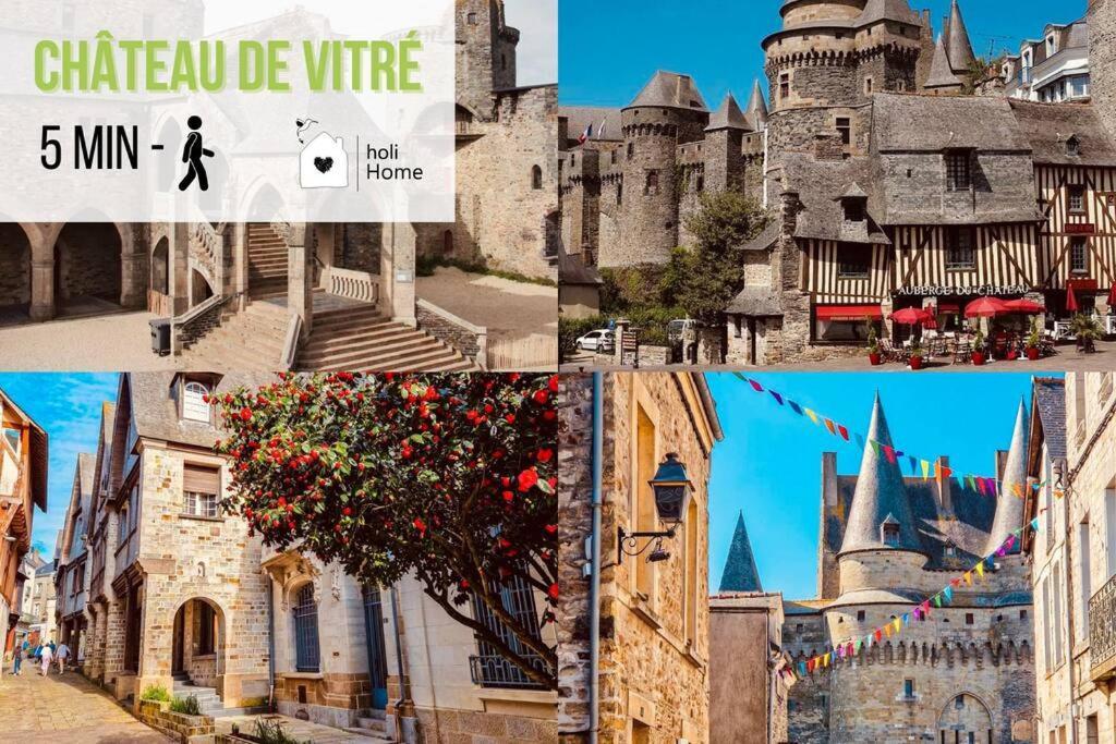 H3 Charmante Maison Sur La Vilaine Pres Du Chateau 비트레 외부 사진