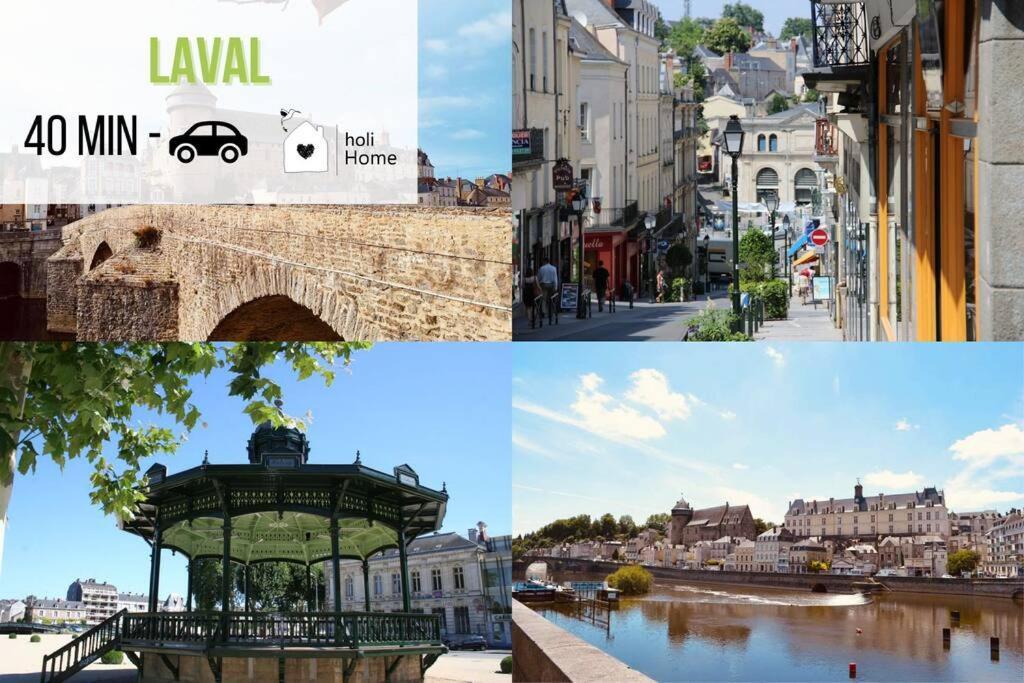 H3 Charmante Maison Sur La Vilaine Pres Du Chateau 비트레 외부 사진