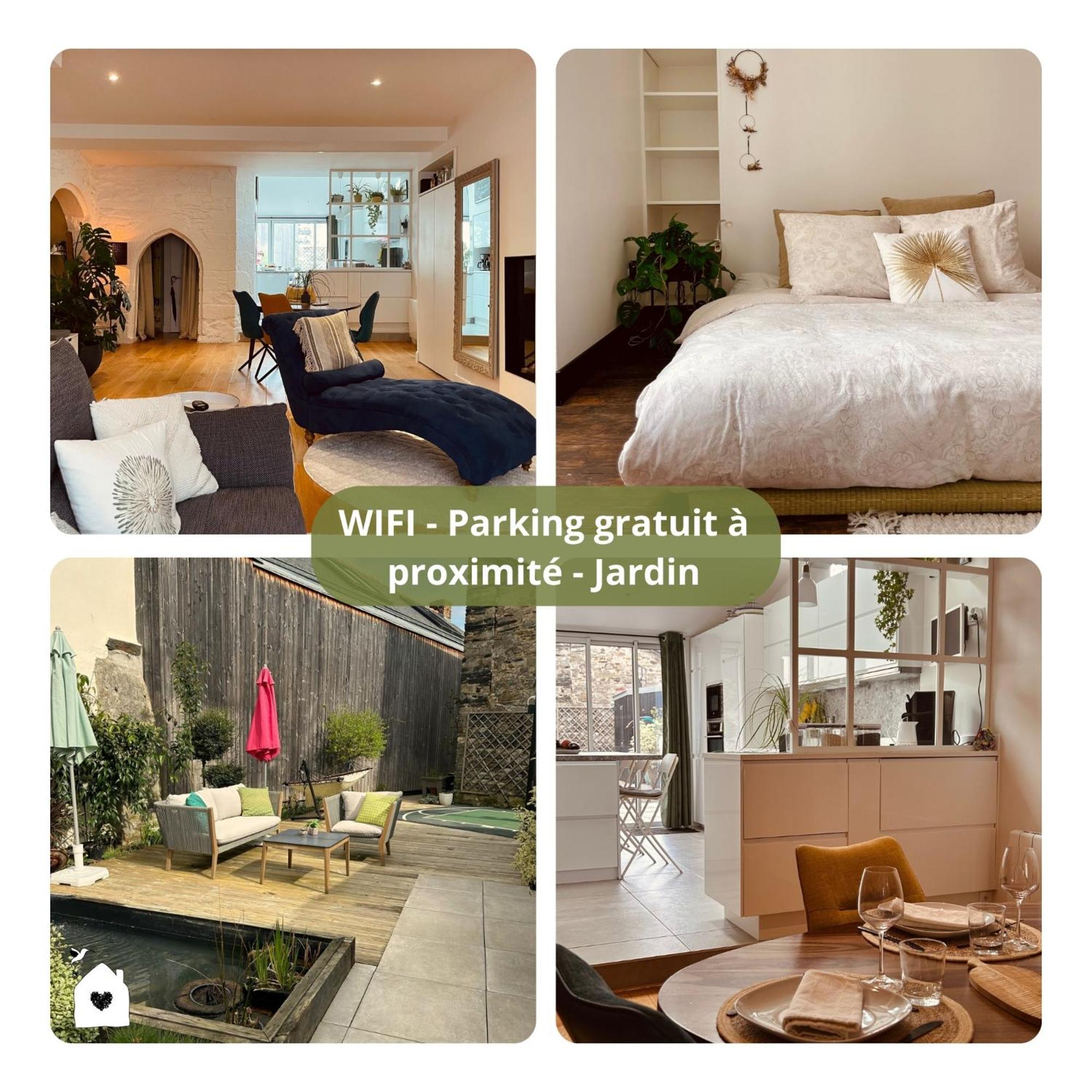 H3 Charmante Maison Sur La Vilaine Pres Du Chateau 비트레 외부 사진